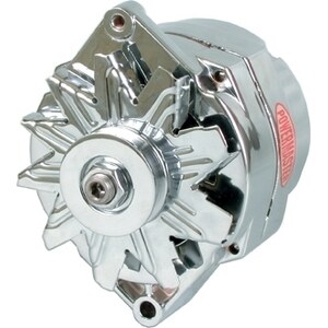 Powermaster - 37293 - Chrome Delco 150amp Alternator 1 Wire