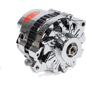 Powermaster - 378011 - Gm Cs 130 Alternator 140 Amp W/1V Pulley Chrome