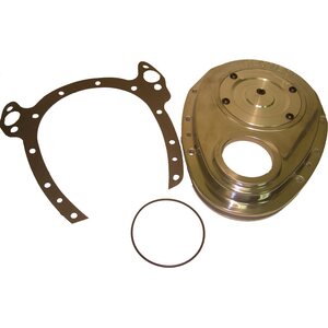 Cloyes - 9-226 - Aluminum Timing Cover - SBC Rocket Block