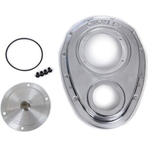 Cloyes - 9-227 - Aluminum Timing Cover - SBC w/BBC Snout