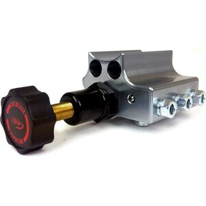 Baer Brakes - 2000056LP - Proportioning Valve - Remaster - 3/8-24 in Inverted Flare Inlet - 3/8-24 in Inverted Flare Outlet - Adjustable 100-3000 psi - Knob Type - Driver Side Port - Aluminum - Gray Anodized