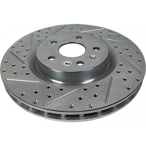 Baer Brakes - 55175-020 - Brake Rotor - Sport - Front - Directional / Drilled / Slotted - 13.980 In Od - Iron - Zinc Plated - Buick Regal / Chevy Camaro 2012-15