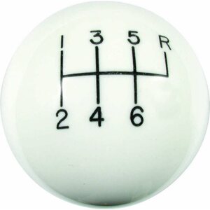 Hurst - 1630016 - F-Body 6-Speed White Classic Shift Knob