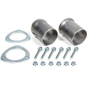 Hedman - 21154 - 3in Ball & Socket Flange Kit Aluminized