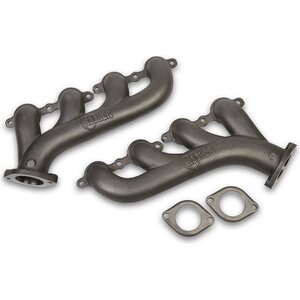 Hooker - 8501HKR - GM LS Cast Iron Exhaust Manifolds Raw Finish