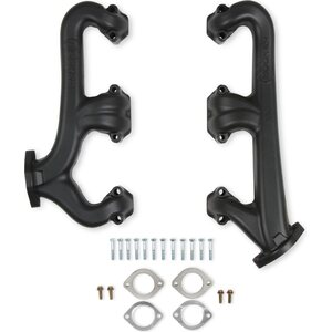Hooker - 8527-3HKR - Exhaust Manifold Set Cast Iron - SBC 2.5 Dia