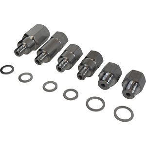 ICT Billet - 551156 - Adapter Set Engine Oil & Coolant Sensor Gauge
