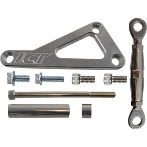ICT Billet - 551411 - SBC Billet Alternator Bracket for Long Water Pum