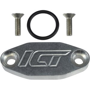 ICT Billet - 551621 - Oil Port Adapter Cooler Delete Block Off Plate