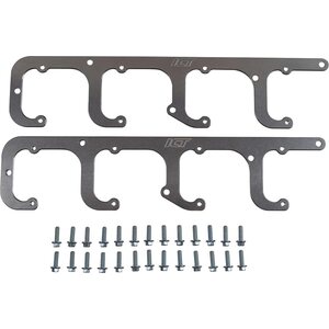 ICT Billet - 551654 - 5.3L LS Square Coil Brac kets Valve Cover Truck