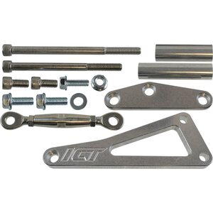 ICT Billet - 551663 - Bbc Alternator Bracket Uses Long Water Pump
