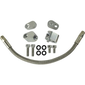 ICT Billet - 551692 - LS Coolant / Steam Port Crossover Hose Kit