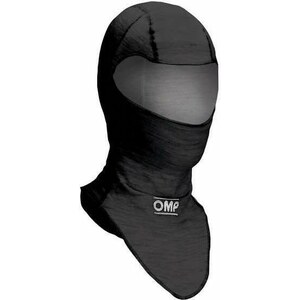 OMP One Balaclava Black Single Eyeport