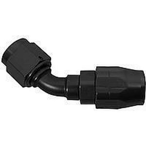 XRP - 204512BB - #12 45 Deg Double Swivel Hose End Black