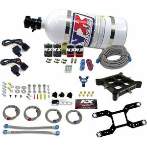 Nitrous Express - 66042-10 - 4150 Dual Stage Billet Crossbar Kit w/10lb Bott