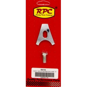 RPC - R4116 - Chevy V8 OEM Style Distributor Clamp Chrome