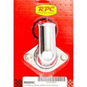 RPC - R6009C - 66-75 Chevy V 8 Alum 90 Deg Water Neck Chrome