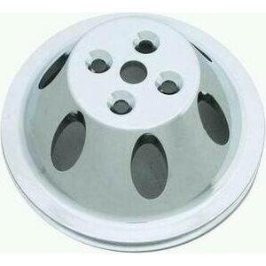 RPC - R9478POL - Pol Alum SBC Single Gro ove Pulley
