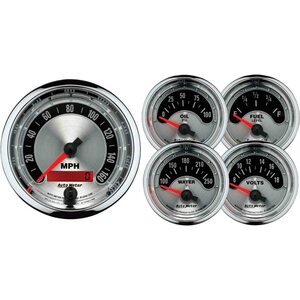 AutoMeter - 1202 - A/M 5-Piece Gauge Kit