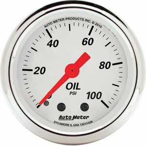 AutoMeter - 1321 - 2-1/16 A/W Oil Pressure Gauge 0-100Psi