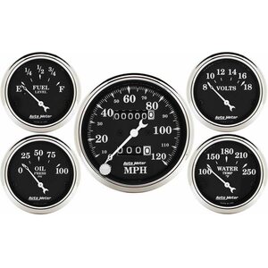 AutoMeter - 1708 - O/T/B 5-Piece Gauge Kit