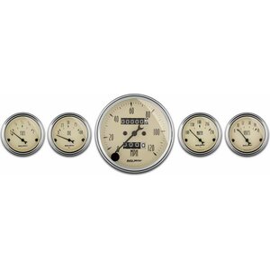 AutoMeter - 1808 - A/B 5pc. Gauge Kit w/Mech. Speedo