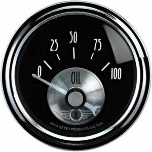 AutoMeter - 2028 - 2-1/16 B/D Oil Pressure Gauge 0-100Psi