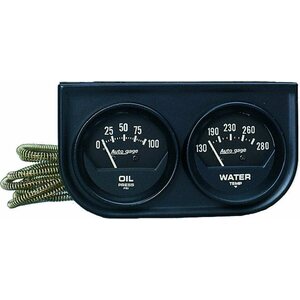 AutoMeter - 2345 - 2in Black Mech. Gauge Panel