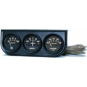 AutoMeter - 2347 - 2in Black Mech.Gauge Pnl