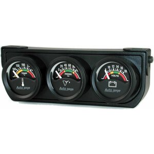 AutoMeter - 2391 - 1-1/2in Blk Elec Gauge Panel