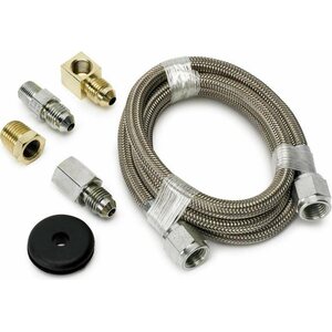 AutoMeter - 3227 - 3 Ft Braided Stl Line Ki