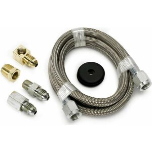 AutoMeter - 3229 - 4 Ft Braided Stl Line Ki