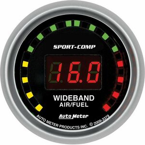 AutoMeter - 3379 - 2-1/16 S/C Wide Band Street Air/Fuel Gauge