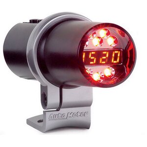 AutoMeter - 5350 - 2-1/16in D/P/S Shift Light - Playback- Blk.