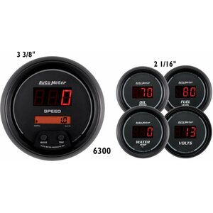 AutoMeter - 6300 - Digital 5-Gauge Kit - Sport Comp