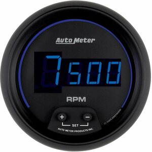 AutoMeter - 6997 - 3-3/8 Cobalt Digital In-Dash Tach - Black