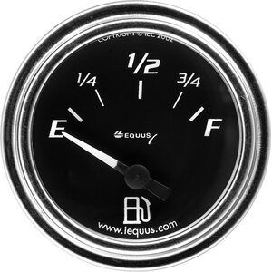 EQUUS - E7361 - 2.0 Dia Fuel Level Gauge Chrome