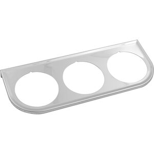 EQUUS - E9823 - Gauge Mount Panel 2 in Chrome Triple