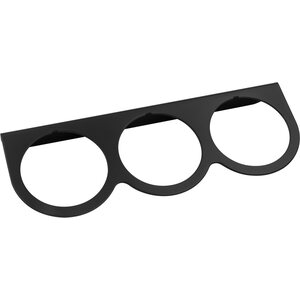 EQUUS - E9923 - Gauge Mount Panel 2 in Black Triple