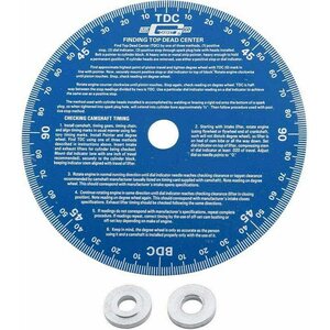 Mr. Gasket - 1570 - Universal Degree Wheel 7 inch