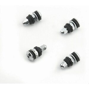 Mr. Gasket - 1957MRG - Chrome Tire Valves (4pk) Short Screw-On Mount