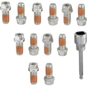 Mr. Gasket - 2230G - Locking Header Bolt Kit 3/8-16 x 3/4  12pk