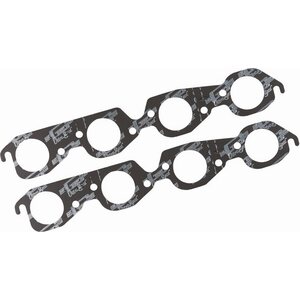 Mr. Gasket - 5912 - Bb Chevy Exhaust Gaskets - Ultra-Seal - 2.150 In Round Port - Steel Core Laminate - Big Block Chevy