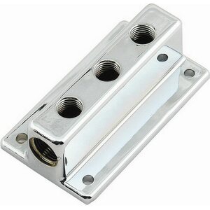 Mr. Gasket - 6151MRG - 3-Hole Fuel Log Block