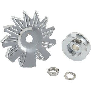 Mr. Gasket - 6808 - Chrome Alt Fan & Pulley