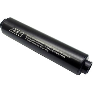 AEM - 25-201BK - Universal High Volume Fu el Filter. Inlet: -10AN