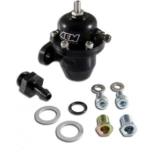 AEM - 25-300BK - Adjustable Fuel Pressure Regulator Black