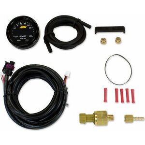 AEM - 30-0308 - X-Series Boost Pressure Gauge -30-60psi