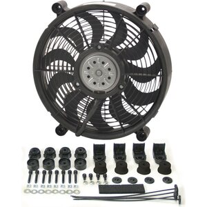 Derale - 16214 - 14in High Output RAD Fan Single
