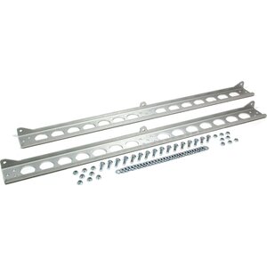 Derale - 50022 - Dual Cooler Mounting Brackets Aluminum